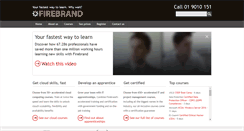 Desktop Screenshot of firebrandtraining.ie