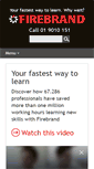 Mobile Screenshot of firebrandtraining.ie