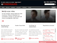 Tablet Screenshot of firebrandtraining.nl