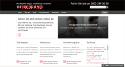 Desktop Screenshot of firebrandtraining.de